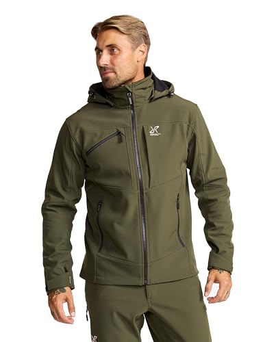 Detalle de RevolutionRace Hiball Softshell Jacket, veste d'extérieur pour randonnée ⚙