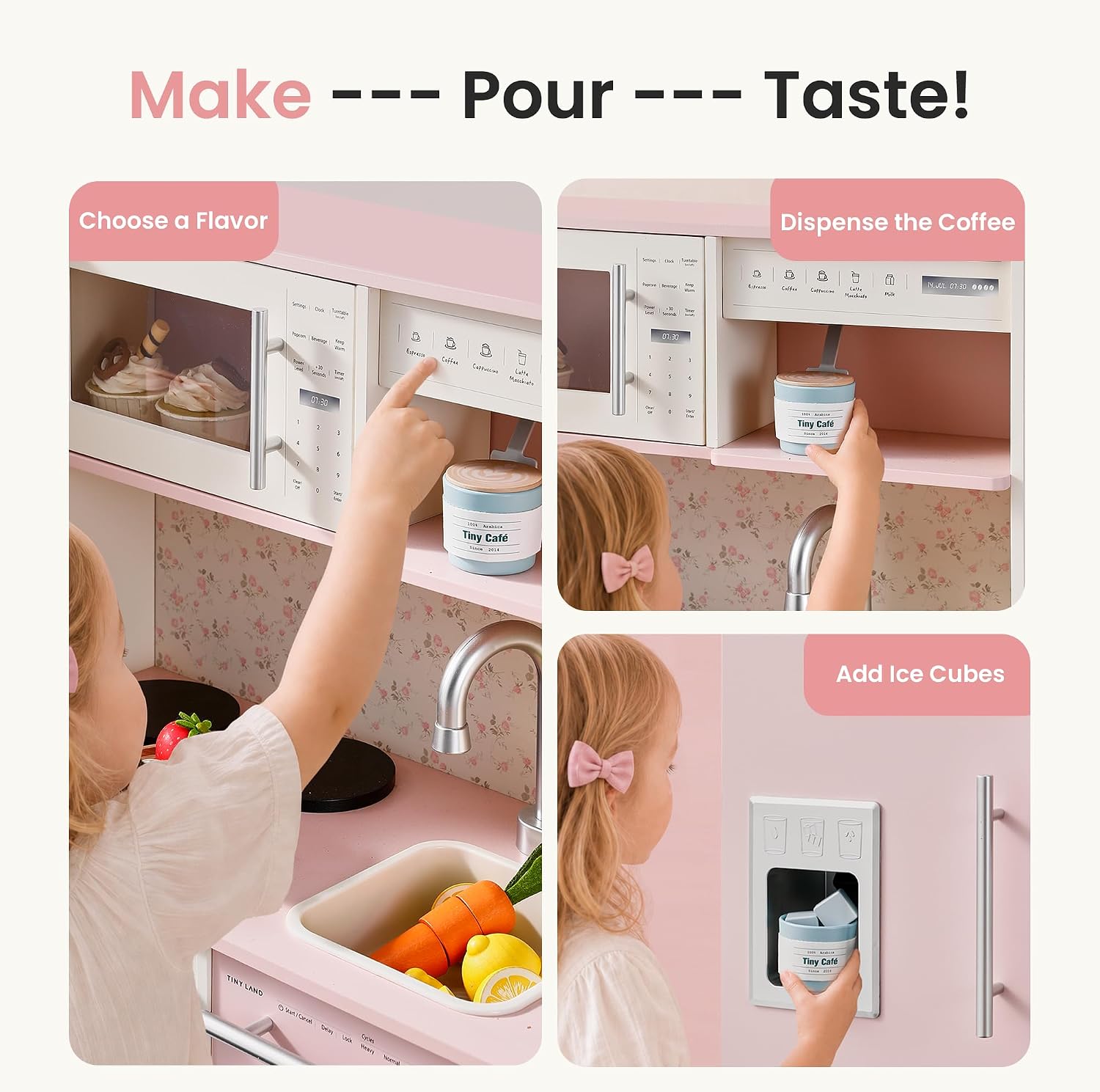 Thumbnail 6 de Tiny Land Play Kitchen for Kids 3+