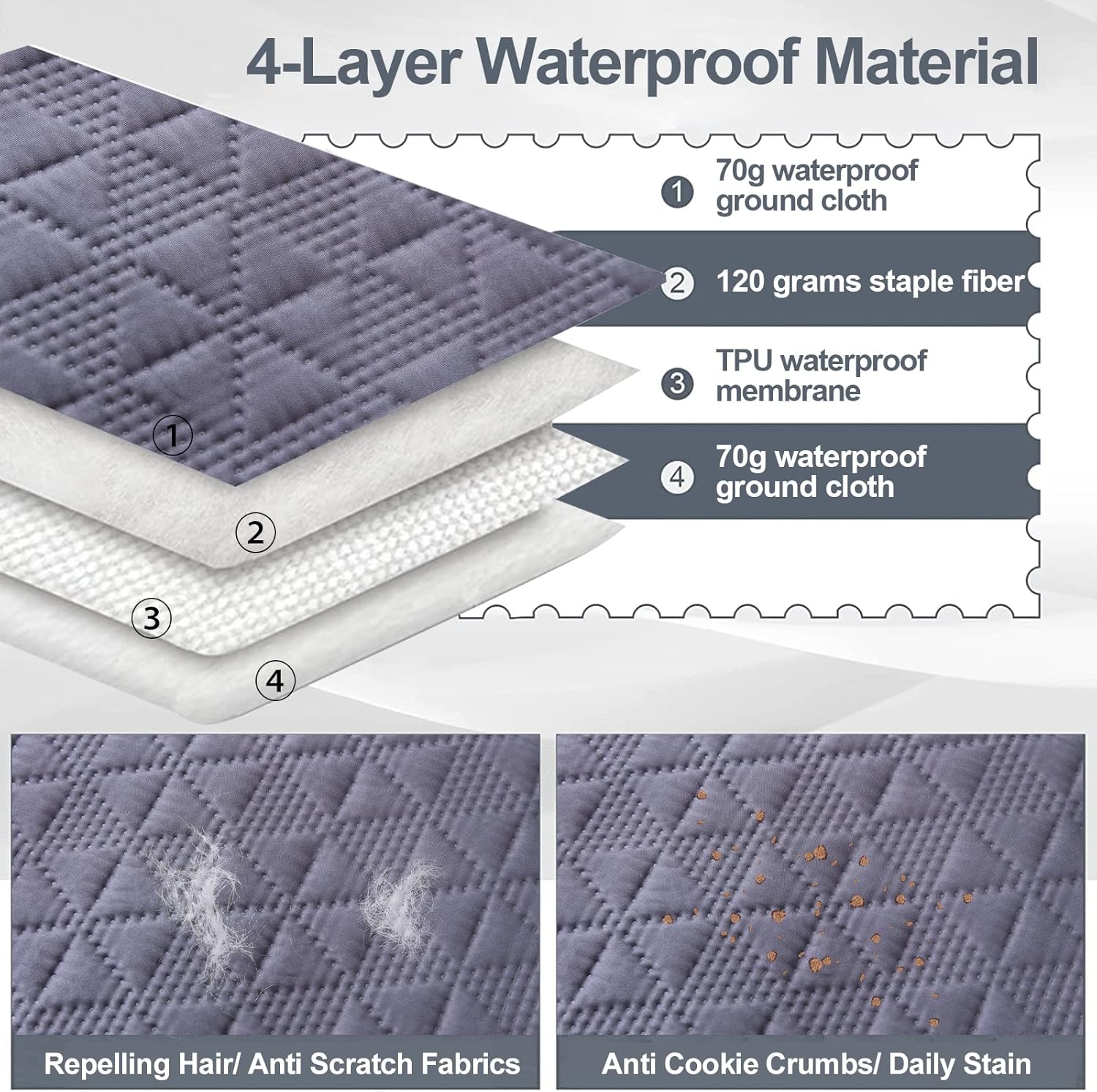 Thumbnail 5 de Taiyang Funda sofá impermeable 173–208 cm