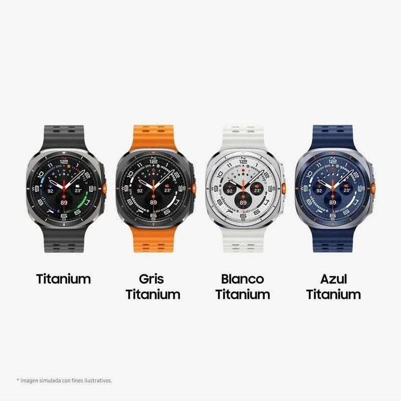 Detalle 2 de Samsung Galaxy Watch Ultra (2025) LTE en titanio plateado con eSIM