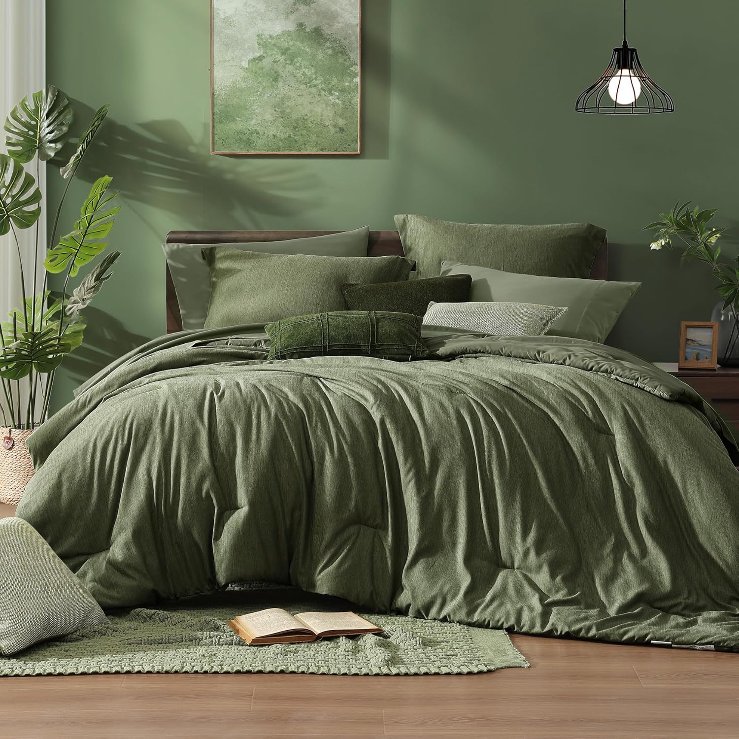 Detalle de Monbix King Size Comforter Set 7-Piece