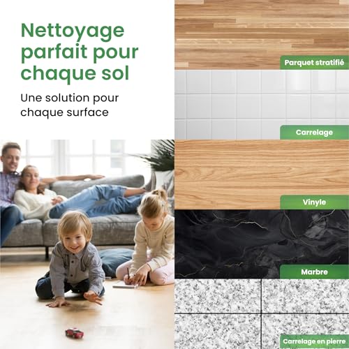 Detalle de PURIVITA Nettoyant Sol Concentré Aspirateur Laveur – Magnolia, 1L