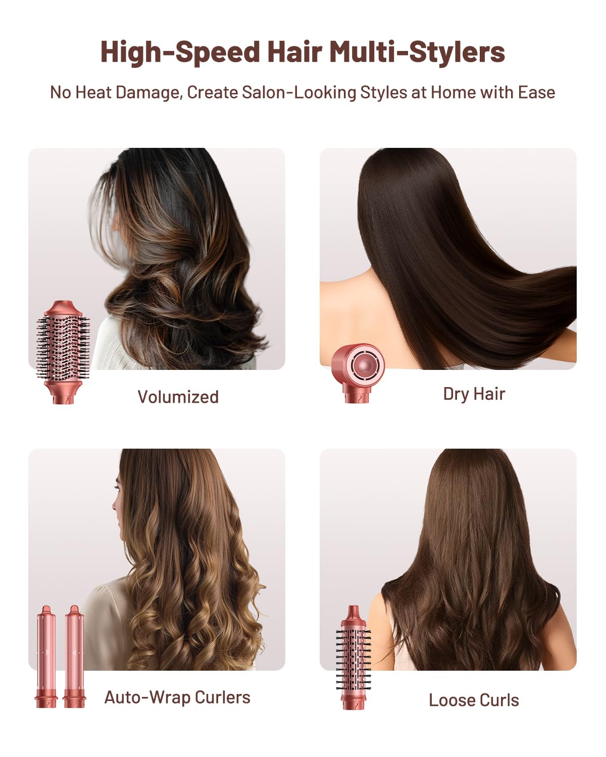 Thumbnail 1 de HITTIONA Airstyler 5‑in‑1 Haartool – Auto‑Lockenstab