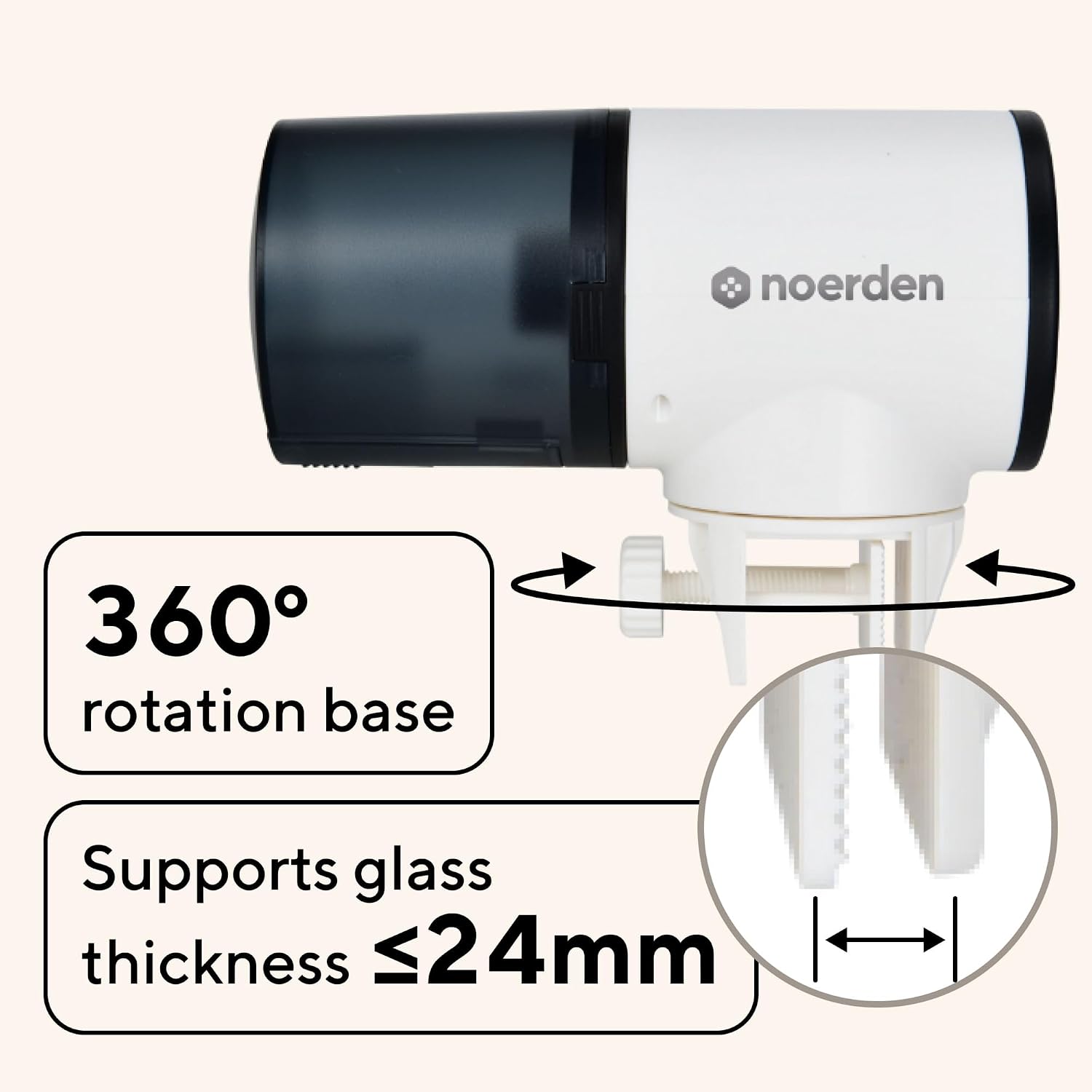 Detalle de Noerden Splashy Automatic Fish Feeder, 200ml Capacity