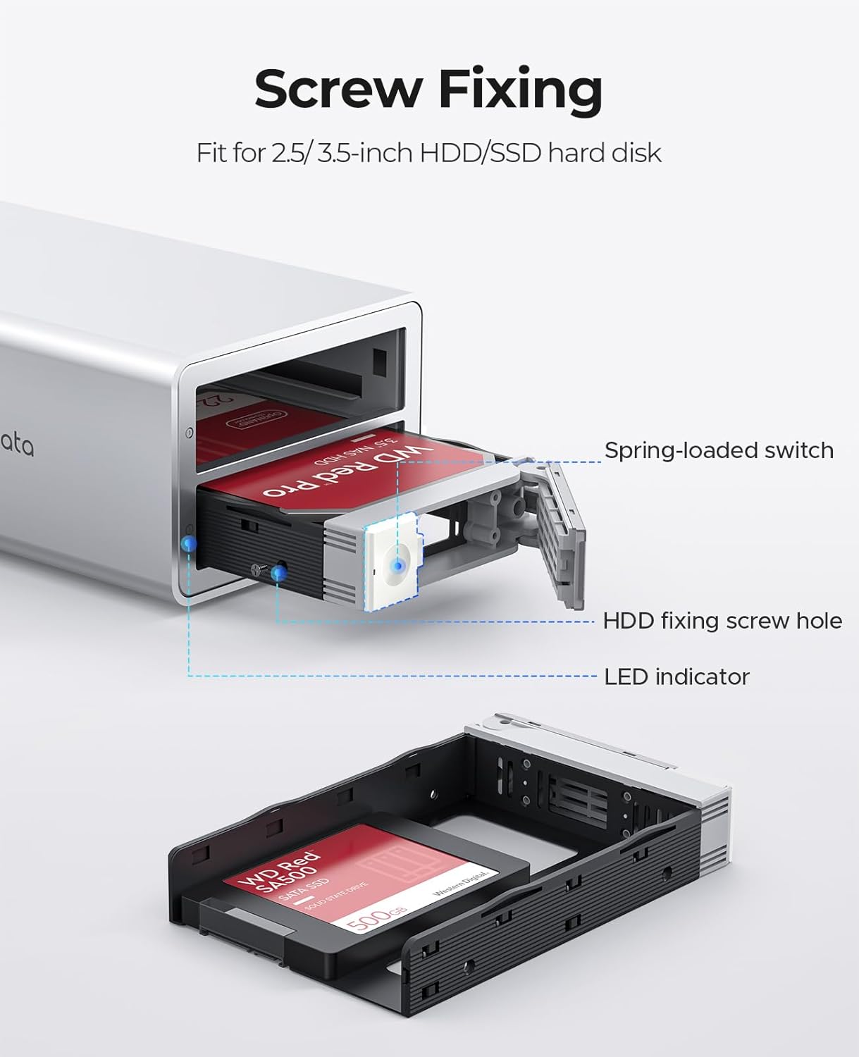 Detalle de ORICO RAID Dock per HDD SATA 230 MB/s