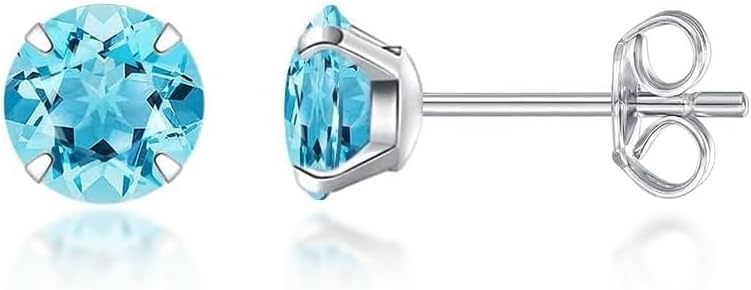 Detalle de Limerencia Titan Ohrstecker – hypoallergen, 5 mm CZ, G23 Titan, 20G, für Damen & Herren