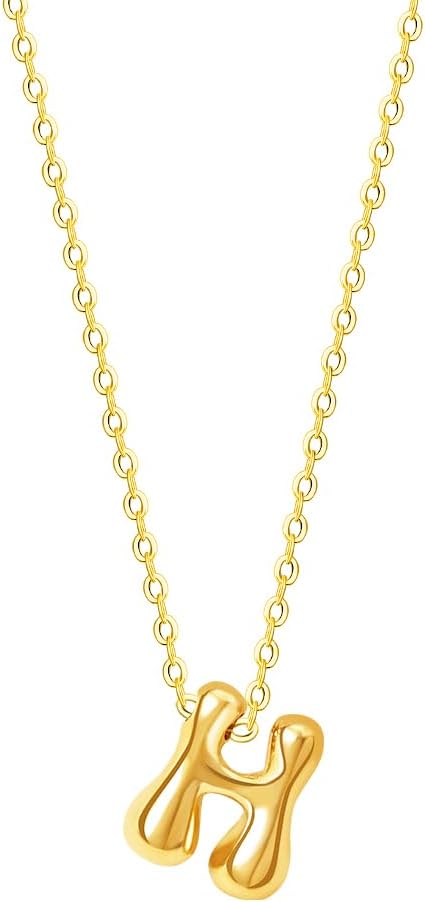 Detalle de Viwind Buchstaben Halskette A–Z 18k Gold