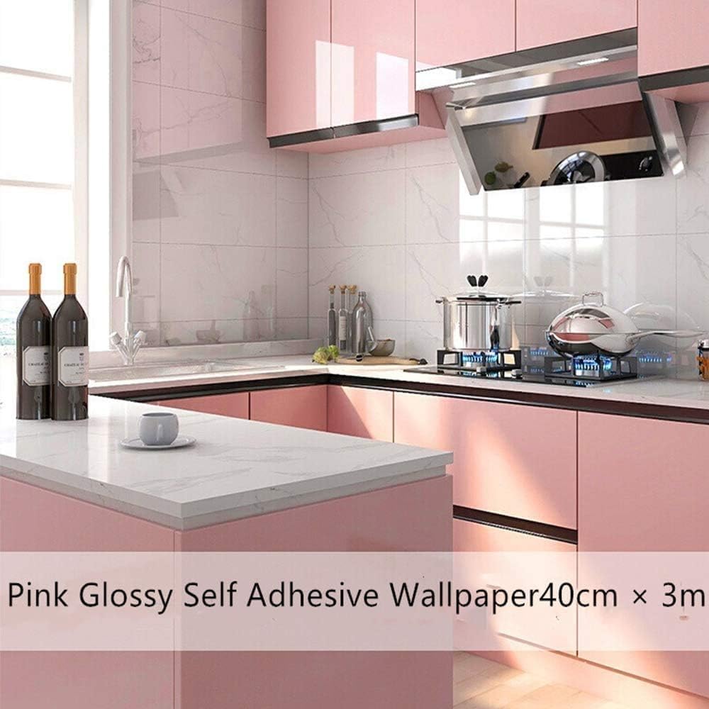 Thumbnail 8 de Decoroom Papel Adhesivo Rosa Brillo 40x300cm para Muebles