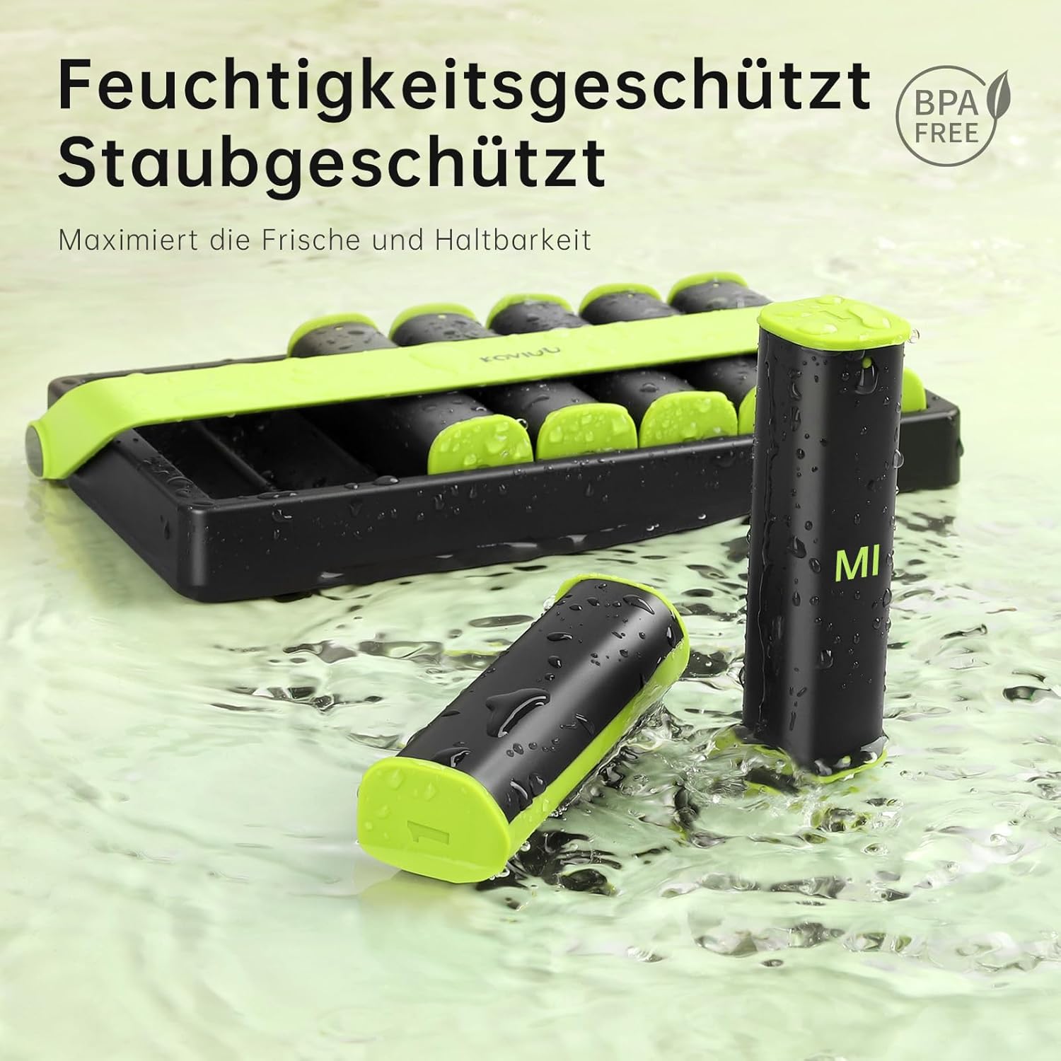 Detalle de KOVIUU Tablettenbox 7 Tage Morgens Abends – Große 2-Fächer Pillendose für unterwegs