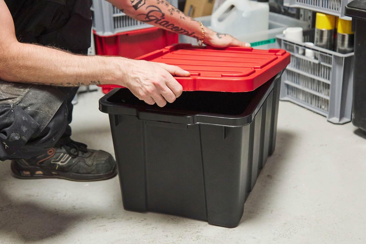 Detalle 2 de Iris Ohyama Organisation-Boxen 50 l im 3er-Set