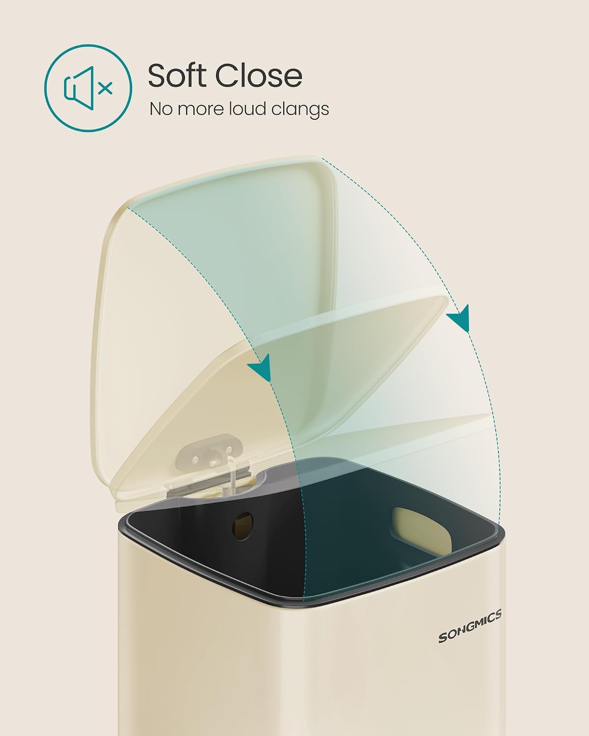 Thumbnail 4 de SONGMICS LTB593A02 30 L kitchen bin