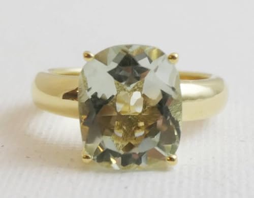 Detalle de Grüner Amethyst Ring Damen von Sophia Rose Jewellery – US-Größe 9 (Diameter 19 mm)