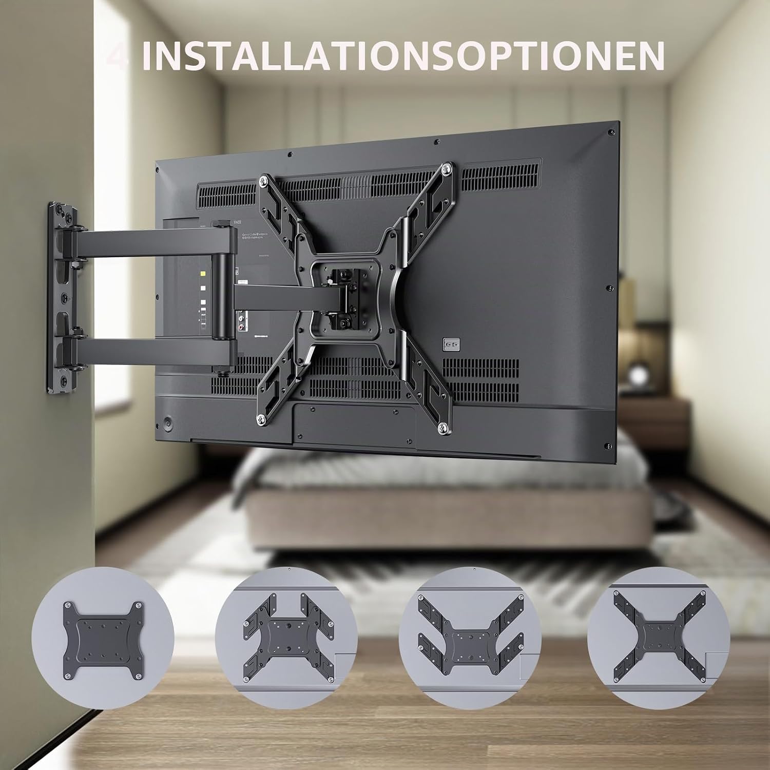 Detalle 2 de Perlegear TV Wandhalterung für 26–60" Fernseher