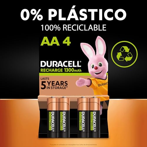 Detalle 2 de Duracell pilas recargables AAA 900 mAh