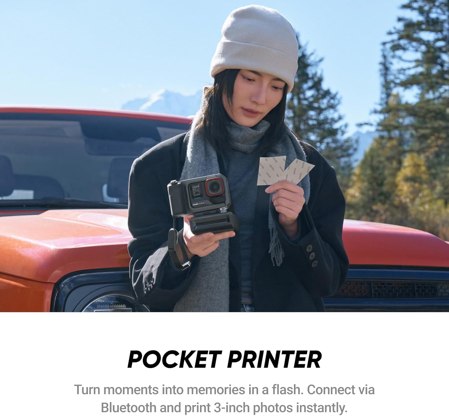Thumbnail 2 de Insta360 Ace Pro 2 Flash Print Bundle (Leica lens) – 8K waterproof action camera kit with Xplorer Pro grip & pocket printer