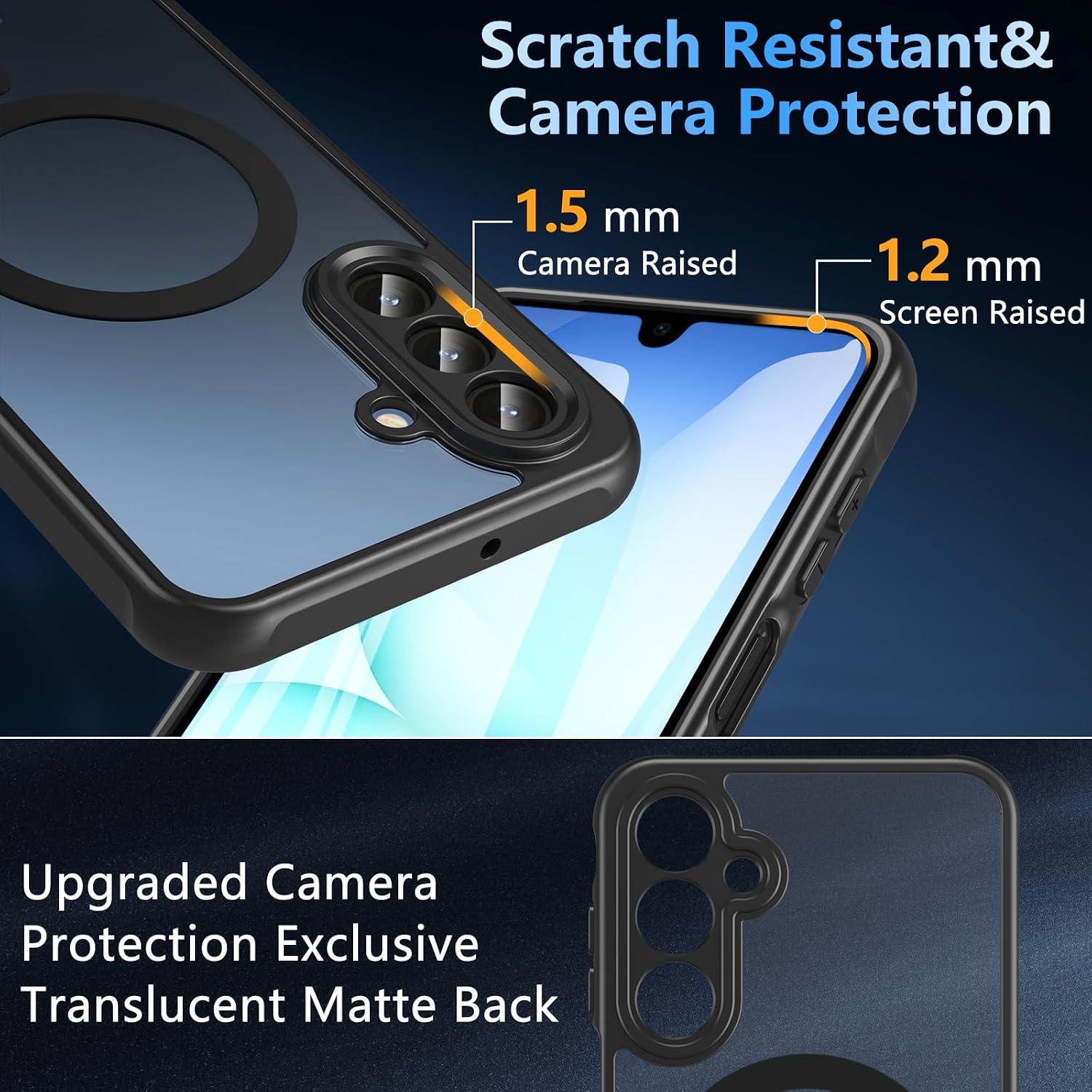 Detalle 2 de Hensinple Samsung Galaxy A17 Magnetic Case with Screen Protector