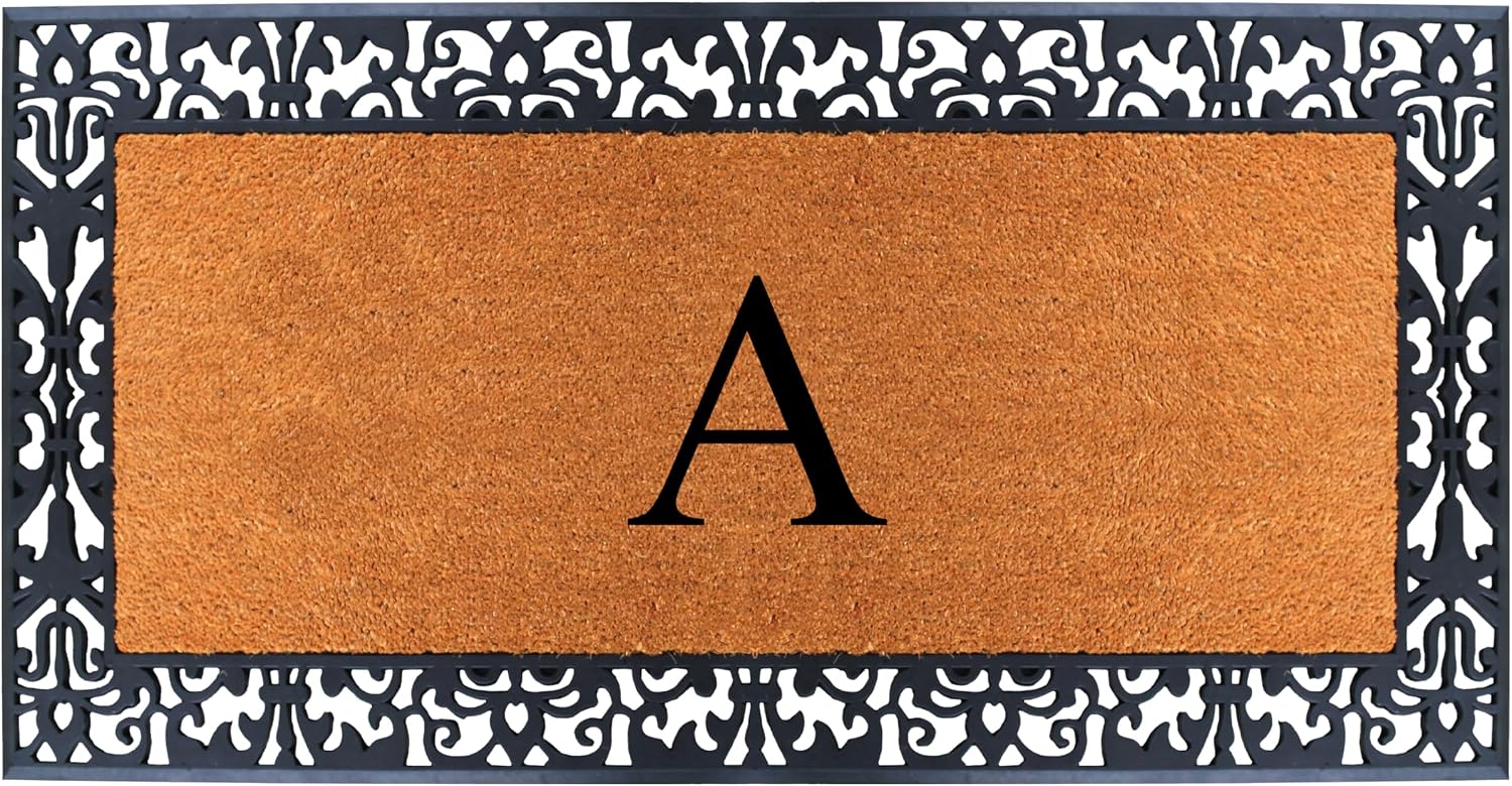 Thumbnail 6 de Natural Coir Monogrammed Doormat 30 x 60 in.