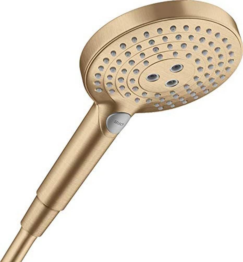 Detalle de Hansgrohe Raindance Select S Douchette à main 120 3jet chromé – une expérience de douche polyvalente