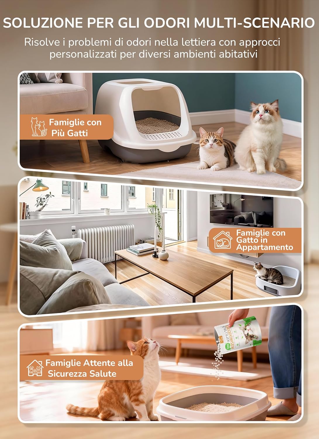 Thumbnail 6 de PalNests Deodorante per lettiera 3 pezzi 🐱