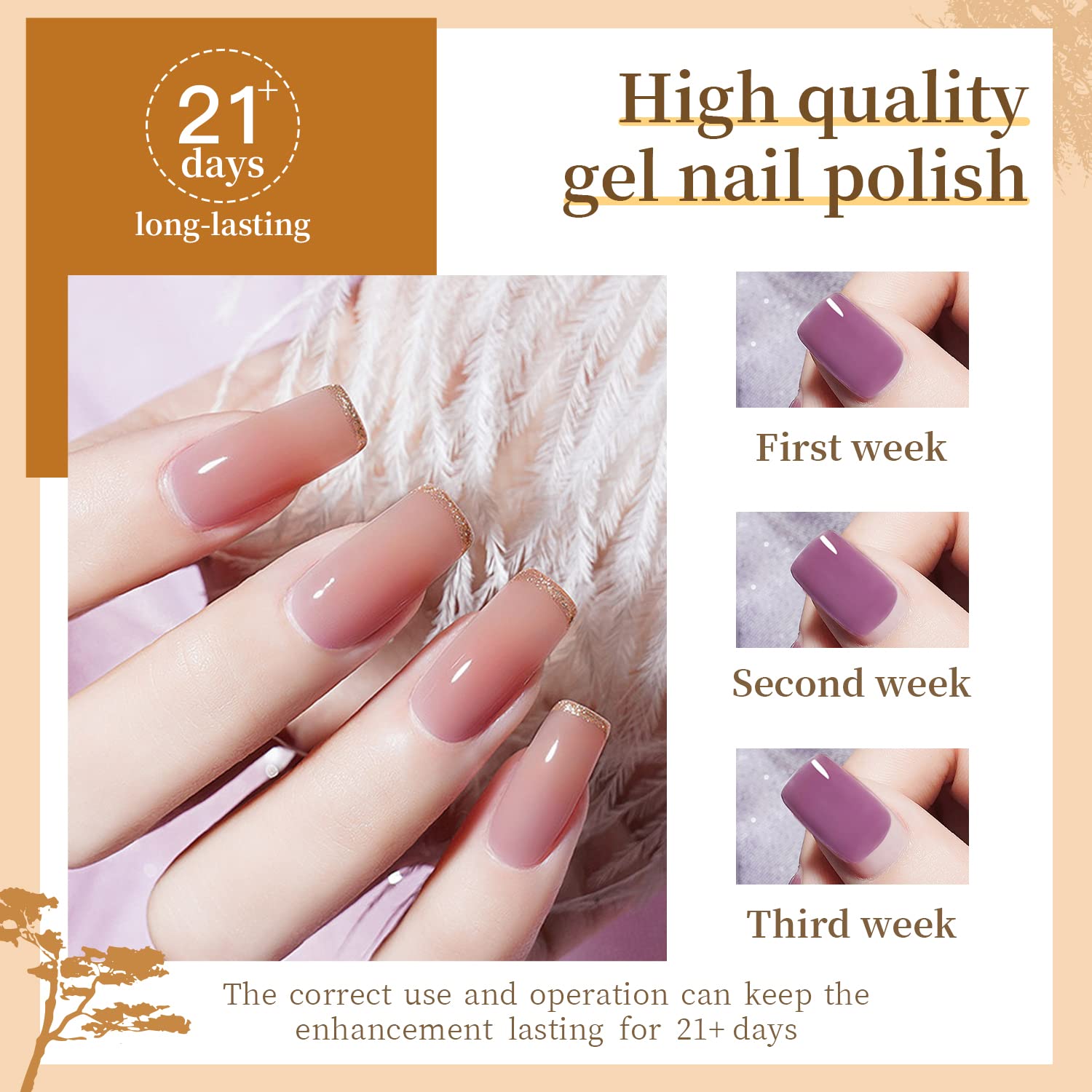 Thumbnail 4 de JODSONE 60 PCS Gel Nail Polish Set 55 Colors 💅
