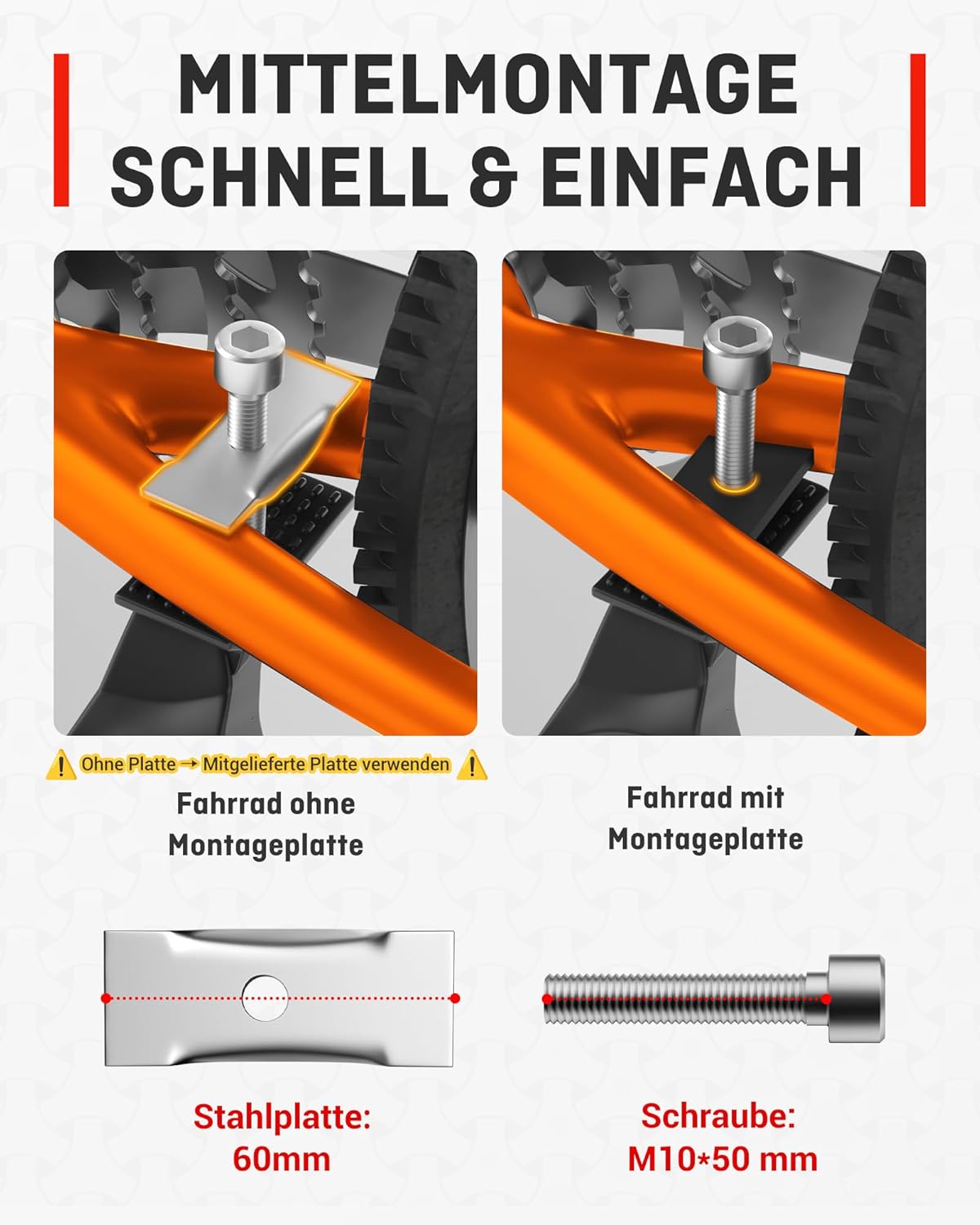 Detalle 2 de HENMI Fahrradständer 35 kg für 24 bis 29 Zoll