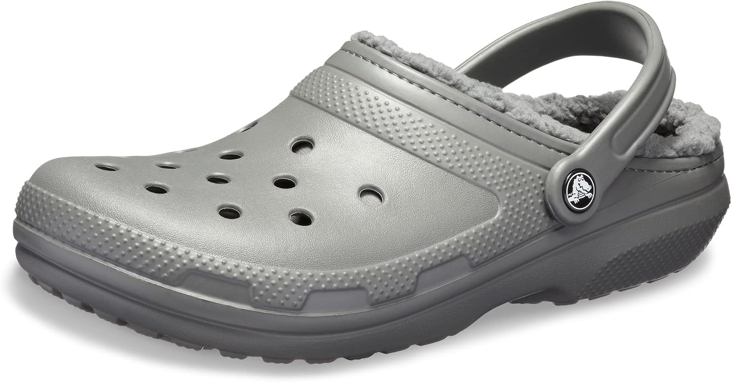 Detalle de Crocs Unisex Classic Lined Clog in Navy Charcoal (UK 8 Men / 9 Women)