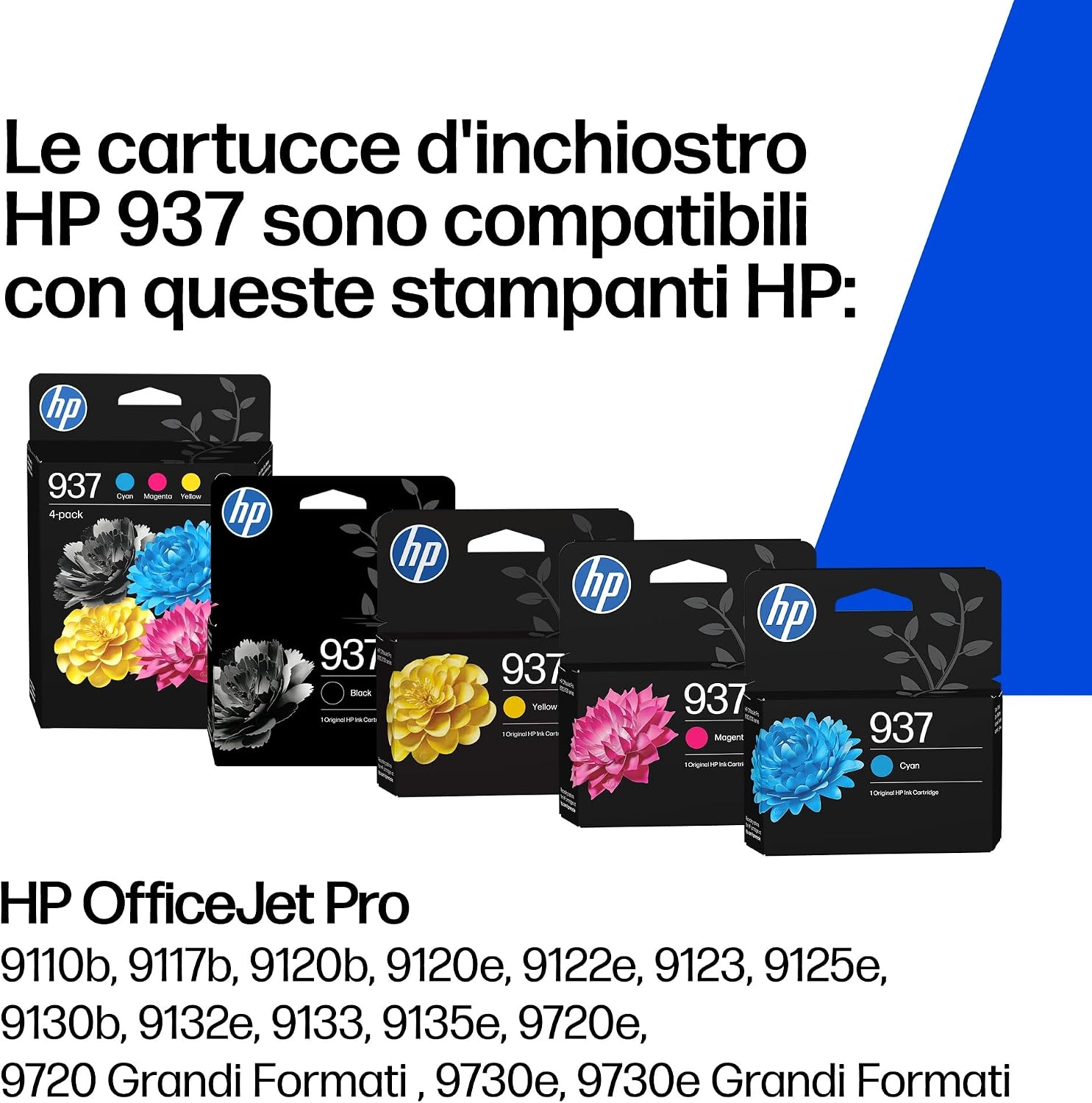 Thumbnail 1 de HP 937 Yellow Original Ink Cartridge