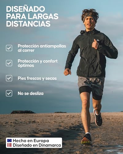 Detalle de DANISH ENDURANCE Calcetines Cortos de Running (5 Pack) antideslizantes, transpirables y para toda la temporada