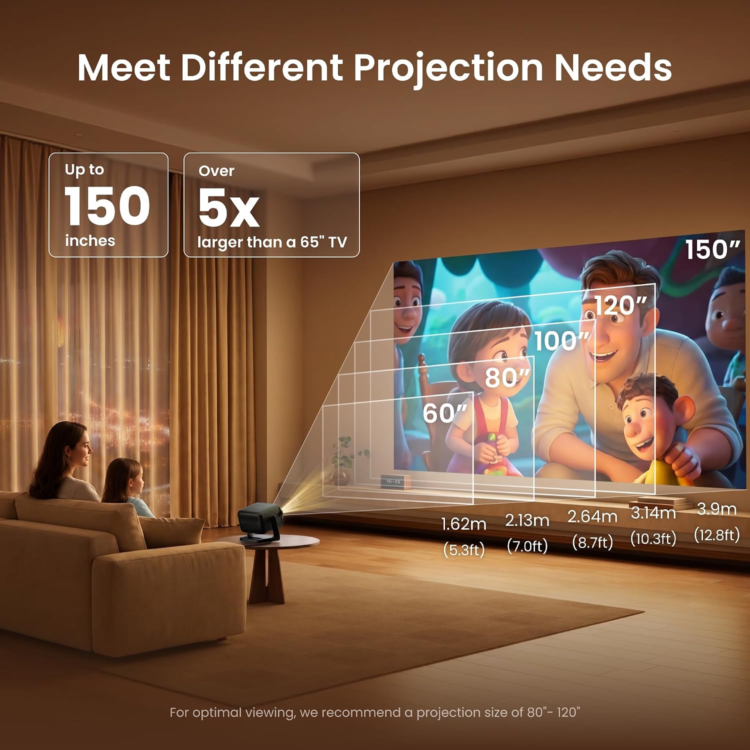Detalle de Dangbei N3 Max 1080p Projector with 4K Decoding and VIDAA OS
