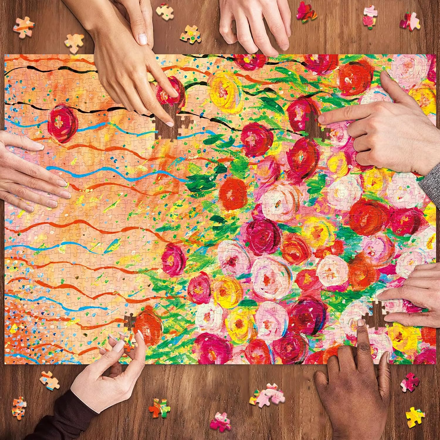 Detalle 2 de HUADADA 1,000-piece jigsaw puzzle