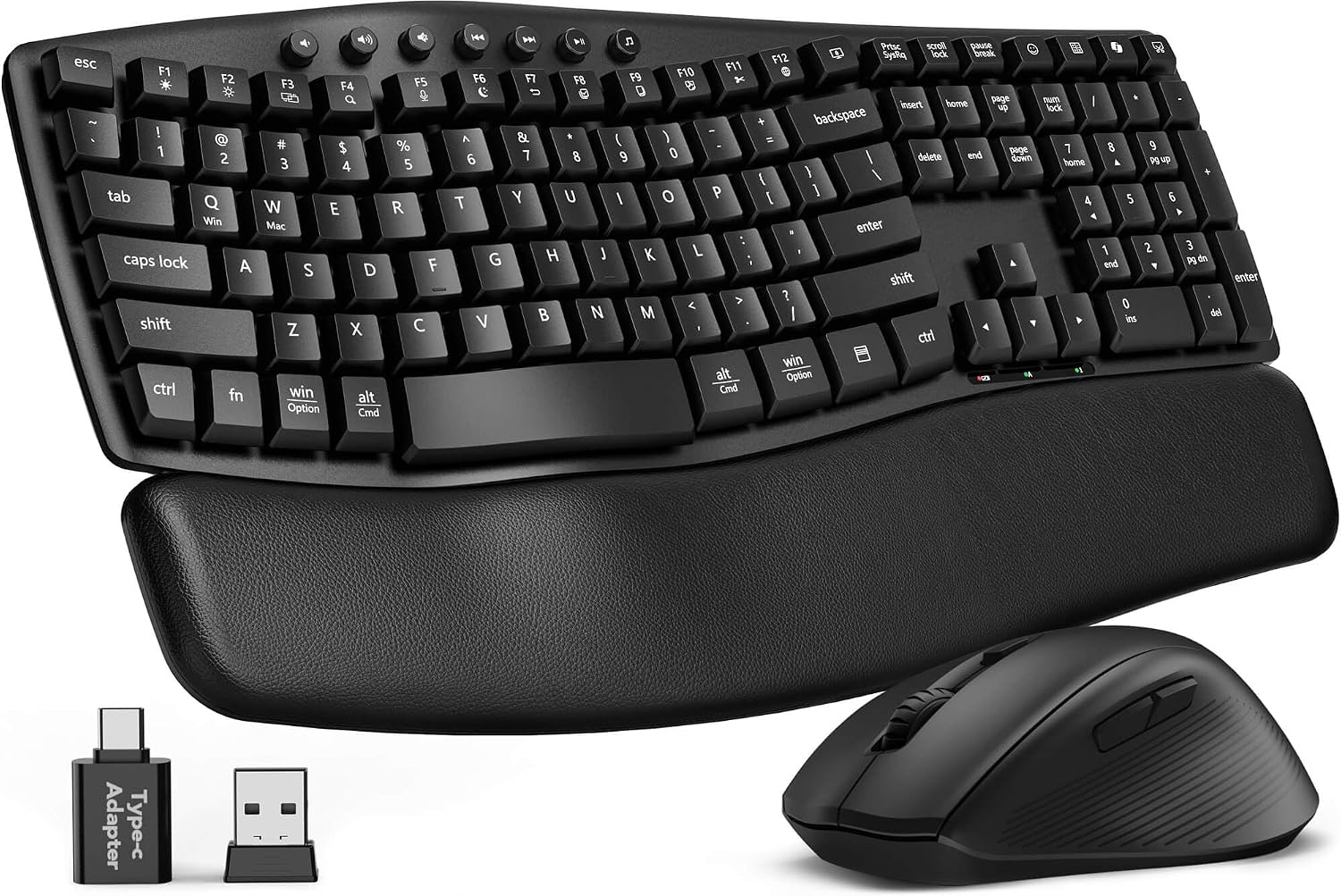 Sablute Ergonomic Wireless Keyboard and Mouse Combo 30dB ⌨