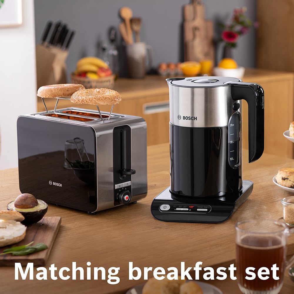 Thumbnail 5 de Bosch Styline TWK8633GB Cordless Kettle (1.5 L, 3000W) with Variable Temperature – Black