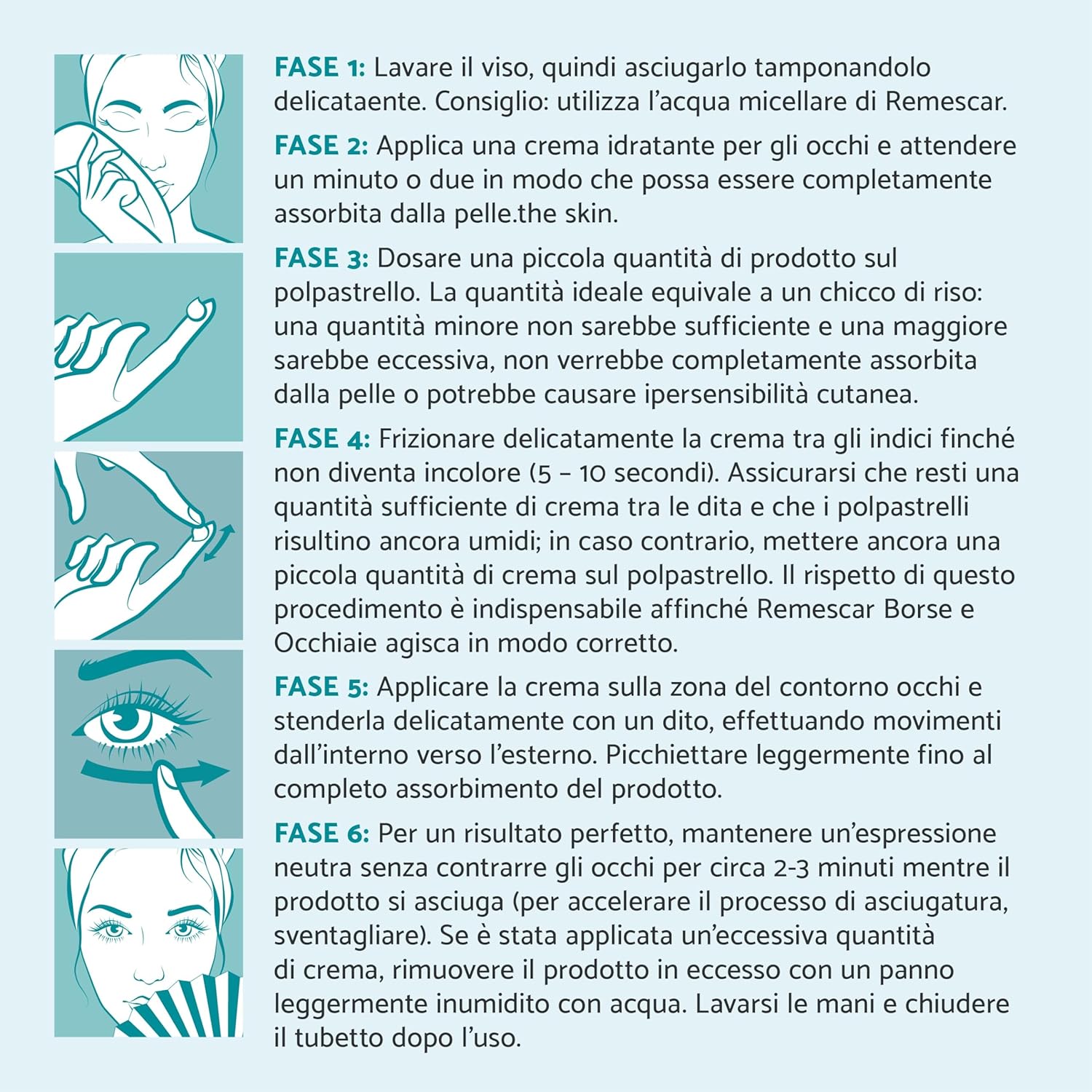 Thumbnail 5 de Remescar Crema Borse e Occhiaie 8ml – Trattamento Istantaneo Contorno Occhi