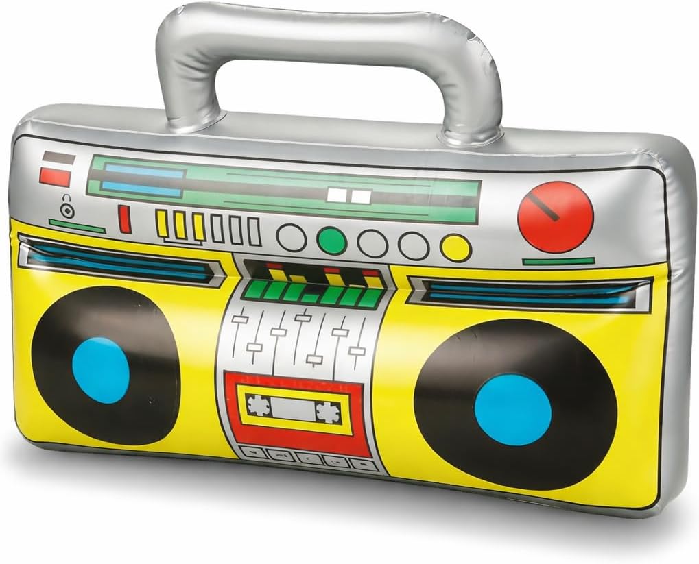 Radio gonflable ghetto blaster 75 cm