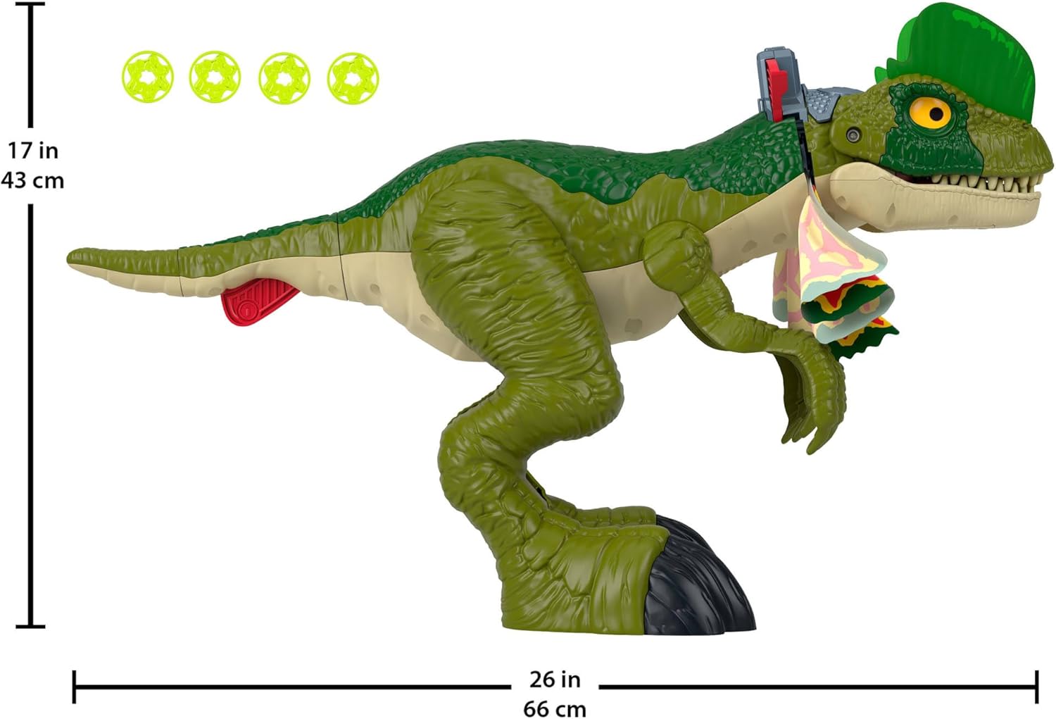 Thumbnail 4 de Fisher-Price Imaginext Jurassic World Dilophosaurus con sonidos🦖
