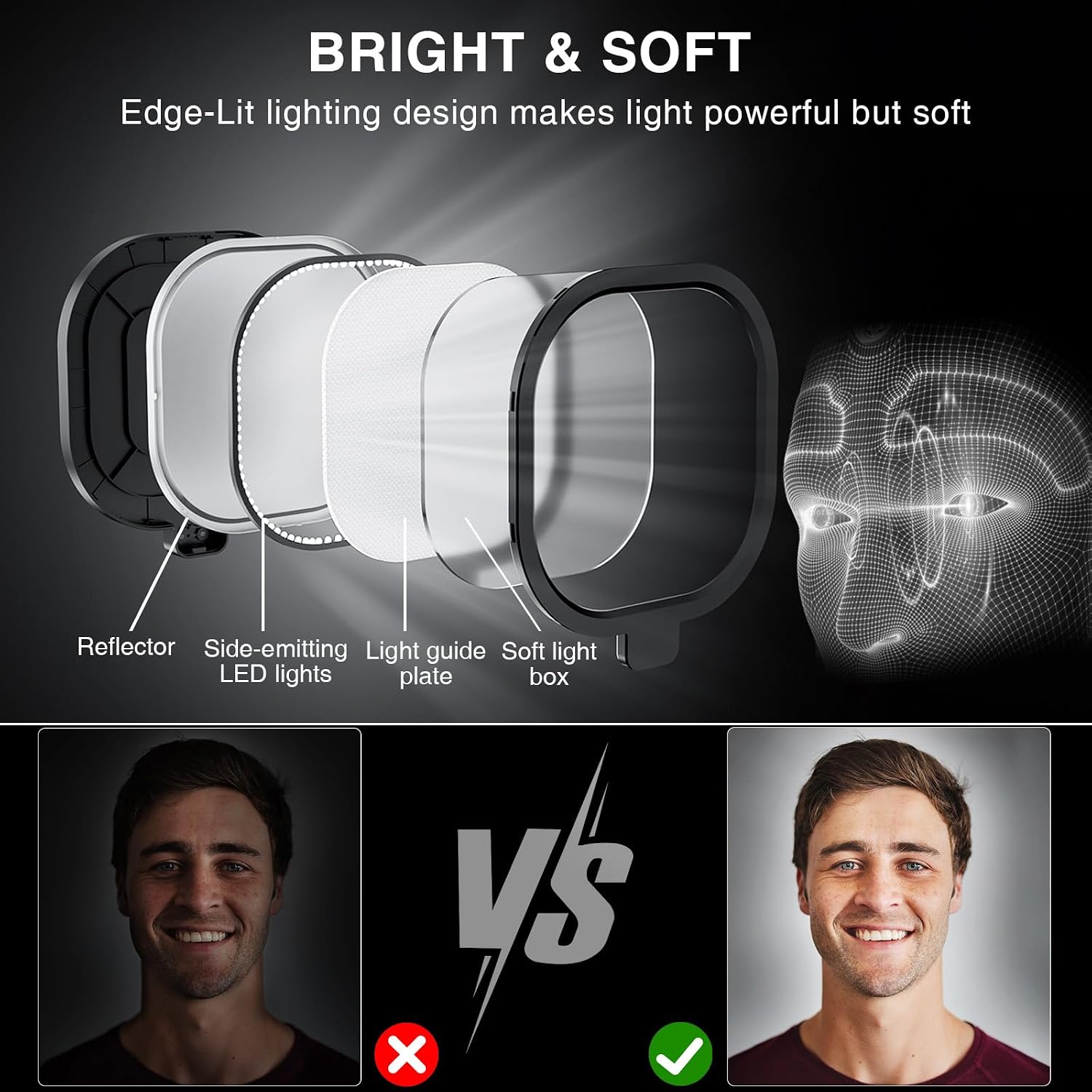 Thumbnail 1 de LitONES Video Conference Lights 2-pack for Desktop