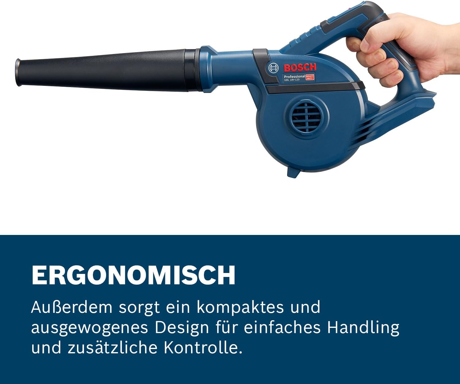 Thumbnail 5 de Bosch Professional 18V System Akku-Gebläse GBL 18V-120 inkl. Aufsätze (ohne Akku & Ladegerät)