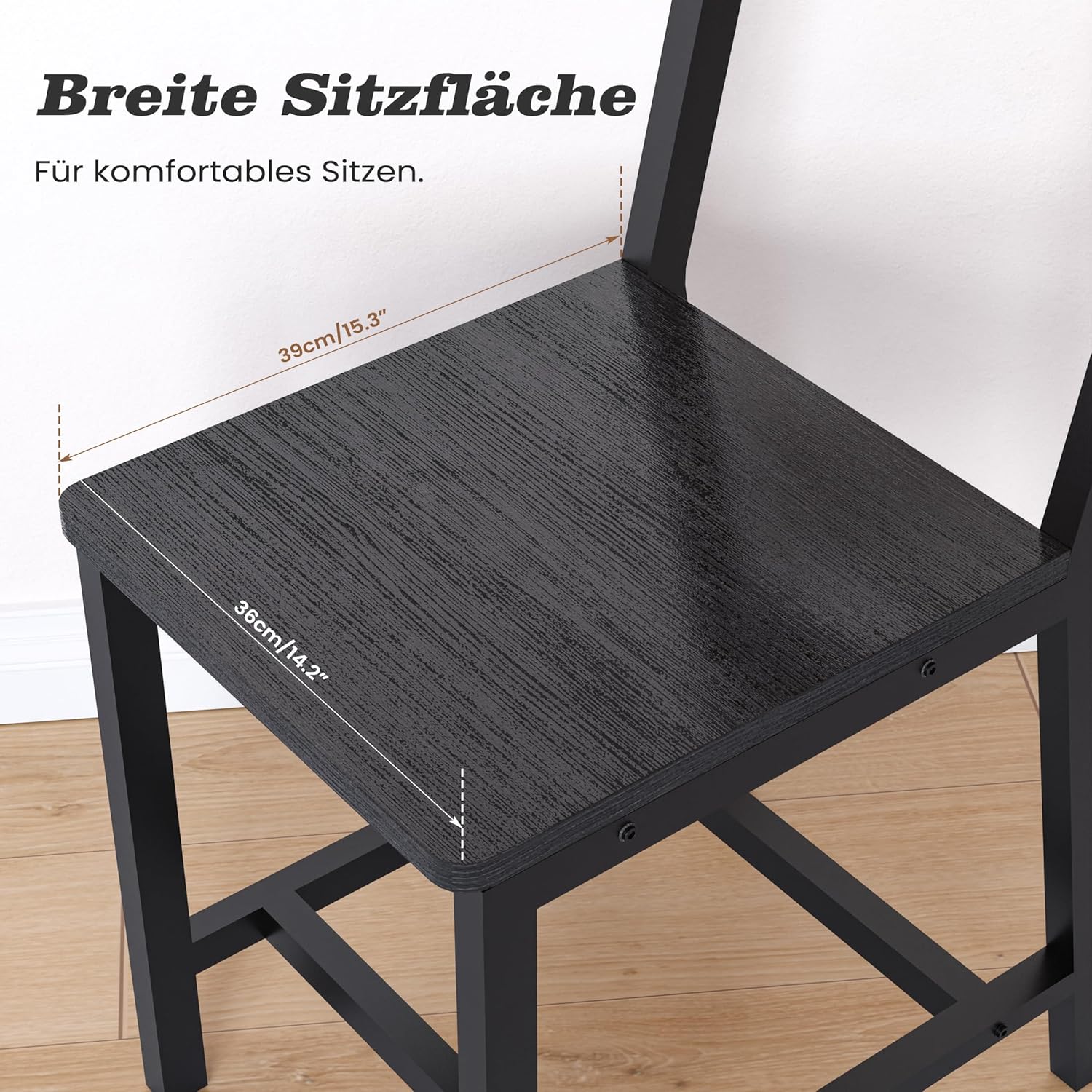 Thumbnail 6 de YOUDENOVA Sedie Da Pranzo Set di 2: robustezza metallica e stile industrial vintage per cucina e soggiorno