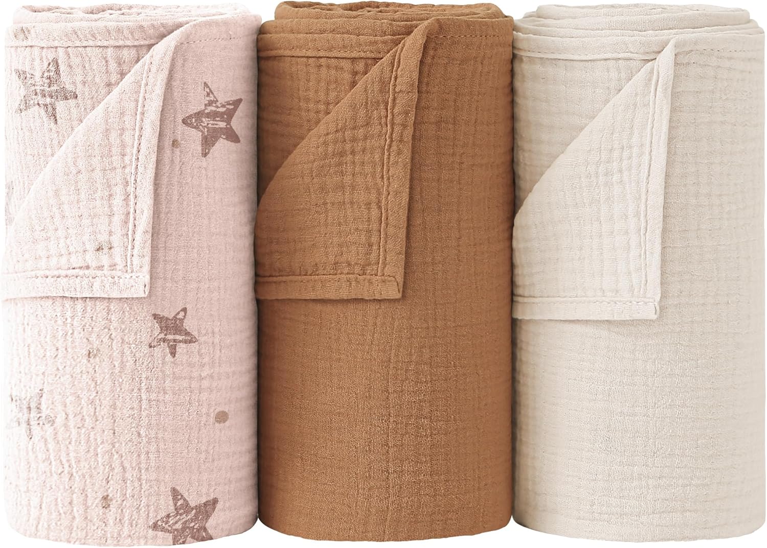 Thumbnail 6 de Bearmoss Baby Pucktuch Musselin 3er Set 96x102 cm