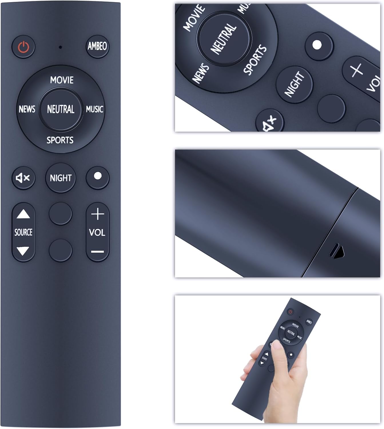 Thumbnail 2 de TCNOUMT replacement remote control for Sennheiser SB01-RC Ambeo soundbar