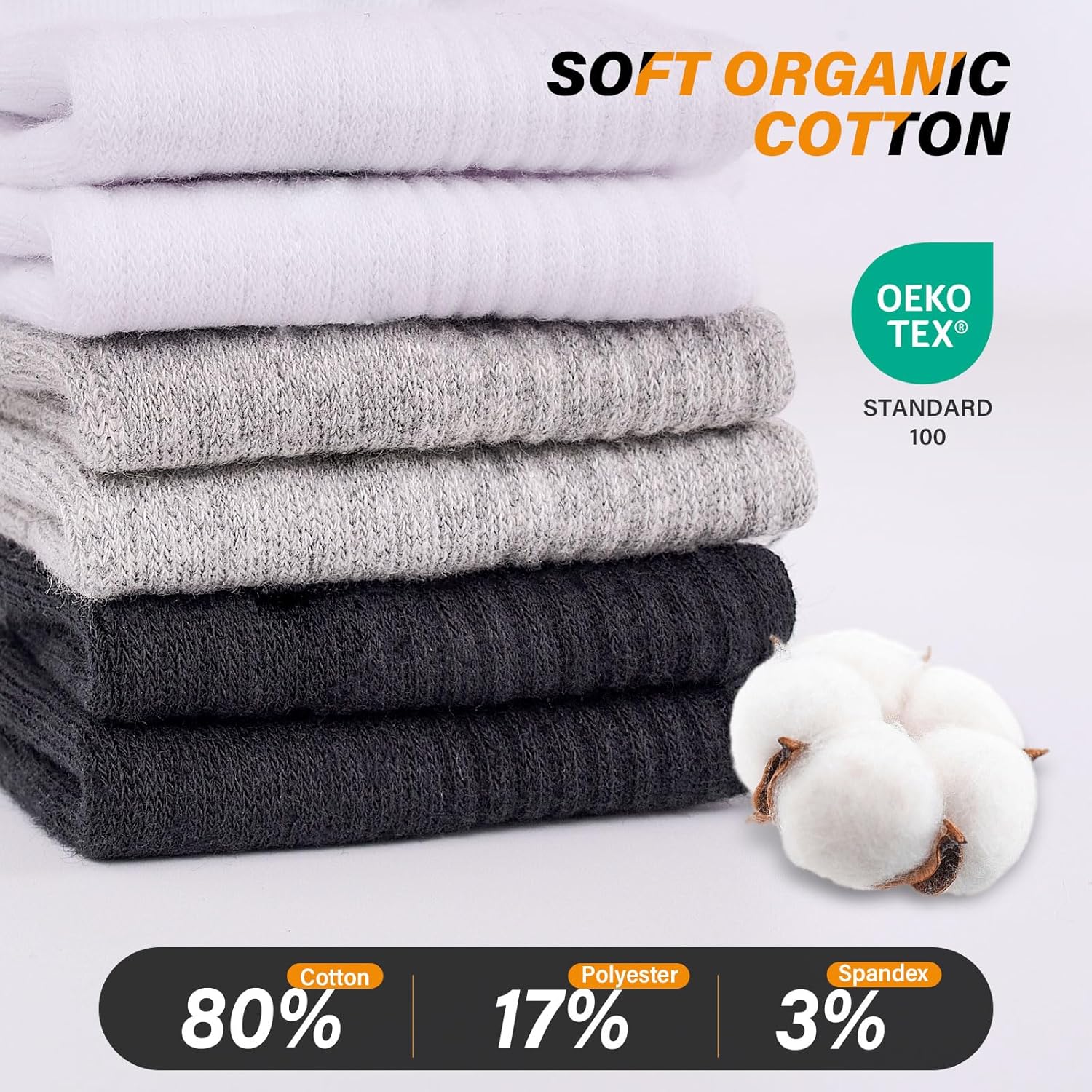Thumbnail 5 de Niorasen 10 Pairs Cushioned Trainer Socks 10-pack