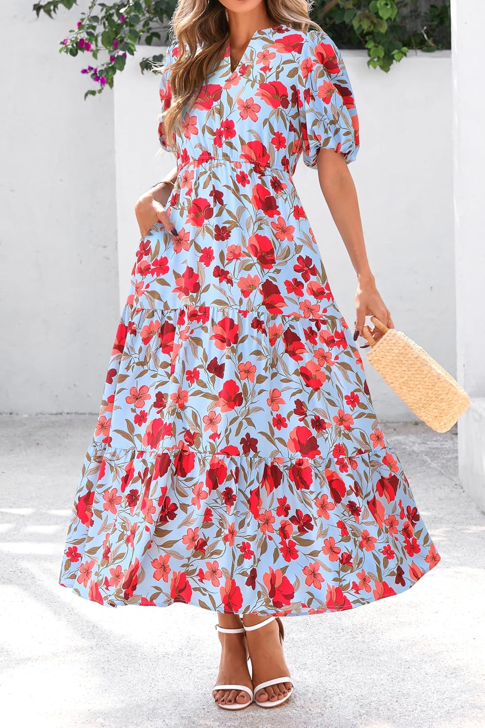 Thumbnail 1 de dowerme Floral Boho Maxi Dress 2026