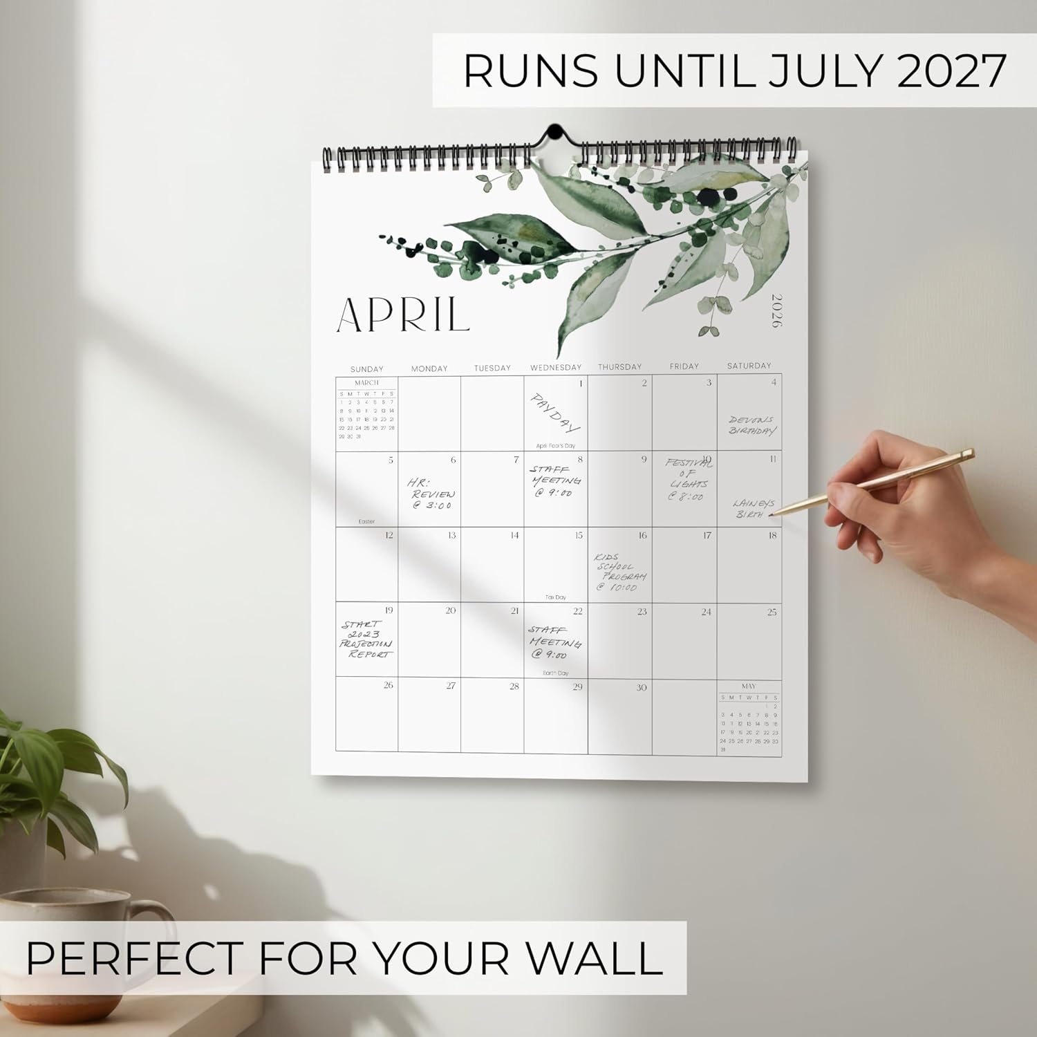 Detalle 2 de ZICOTO Wall Calendar 2026–2027