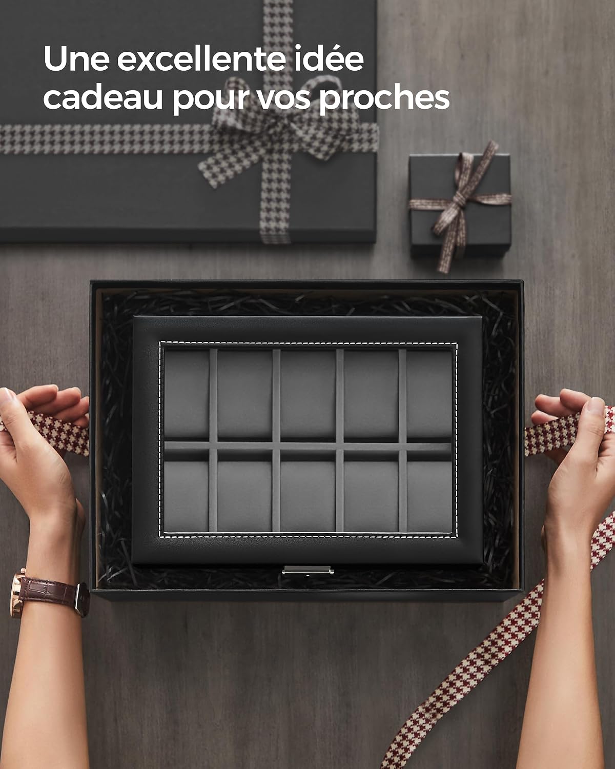 Thumbnail 6 de SONGMICS Boîte à montres 20 compartiments