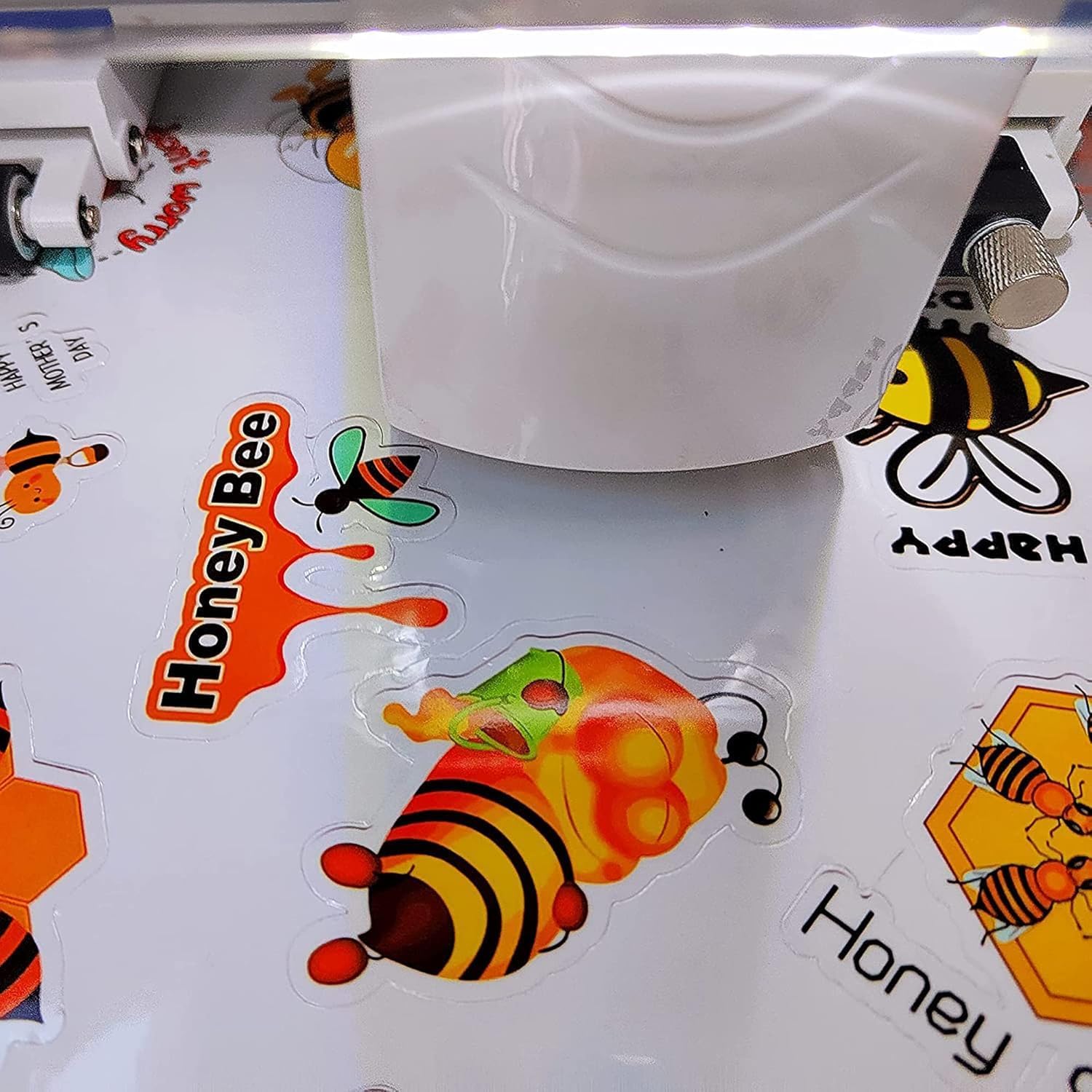Thumbnail 1 de Ruibytree Transparentes Vinyl-Aufkleberpapier A4 für Inkjet – 60 Blätter, selbstklebend