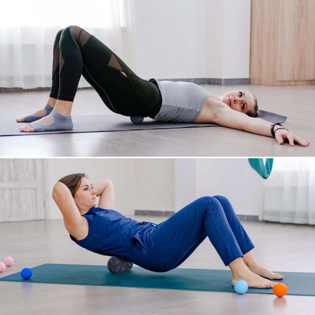 Thumbnail 4 de LOPHE Sfere Massaggianti Muscolari – Set di palline fasciali (2 pezzi) nero + pois blu
