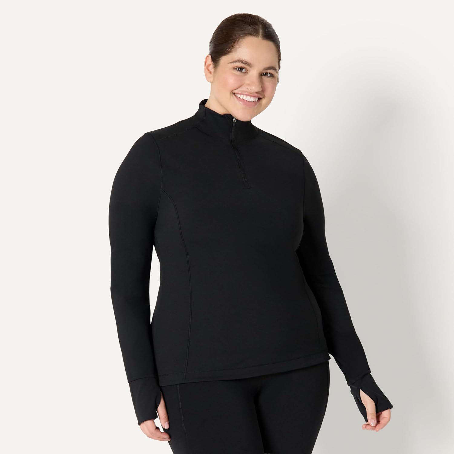 Thumbnail 2 de Amazon Essentials Damen Active FormFlex Schlupfjacke mit Viertelreißverschluss – schlanke Passform