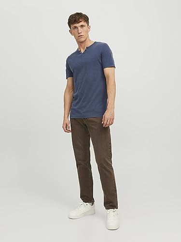 Thumbnail 5 de JACK & JONES Jjesplit Neck Tee SS - Camiseta Azul Marinho