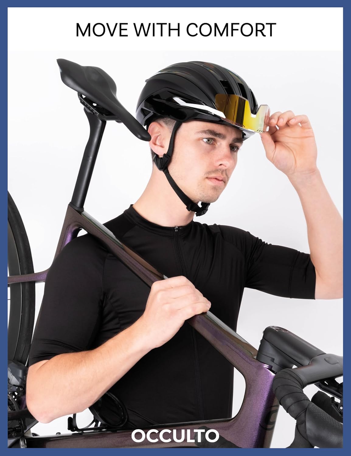 Thumbnail 5 de Occulto Maglia Ciclismo Uomo Milano (Modello: Milano) per MTB, Race-Fit attillata e traspirante