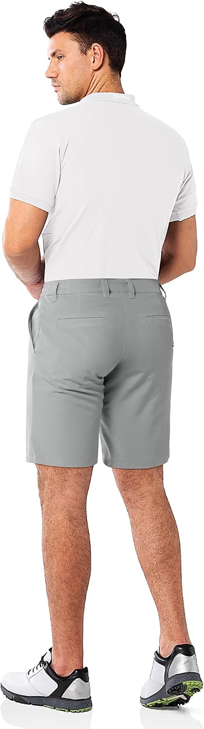 Detalle de 33,000ft Men's Golf Shorts 9" Dry Fit Stretch – UPF 50+ Lightweight Bermuda Shorts